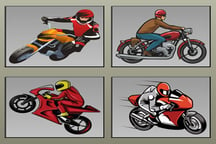 Racing Motorcycles Memory Logo