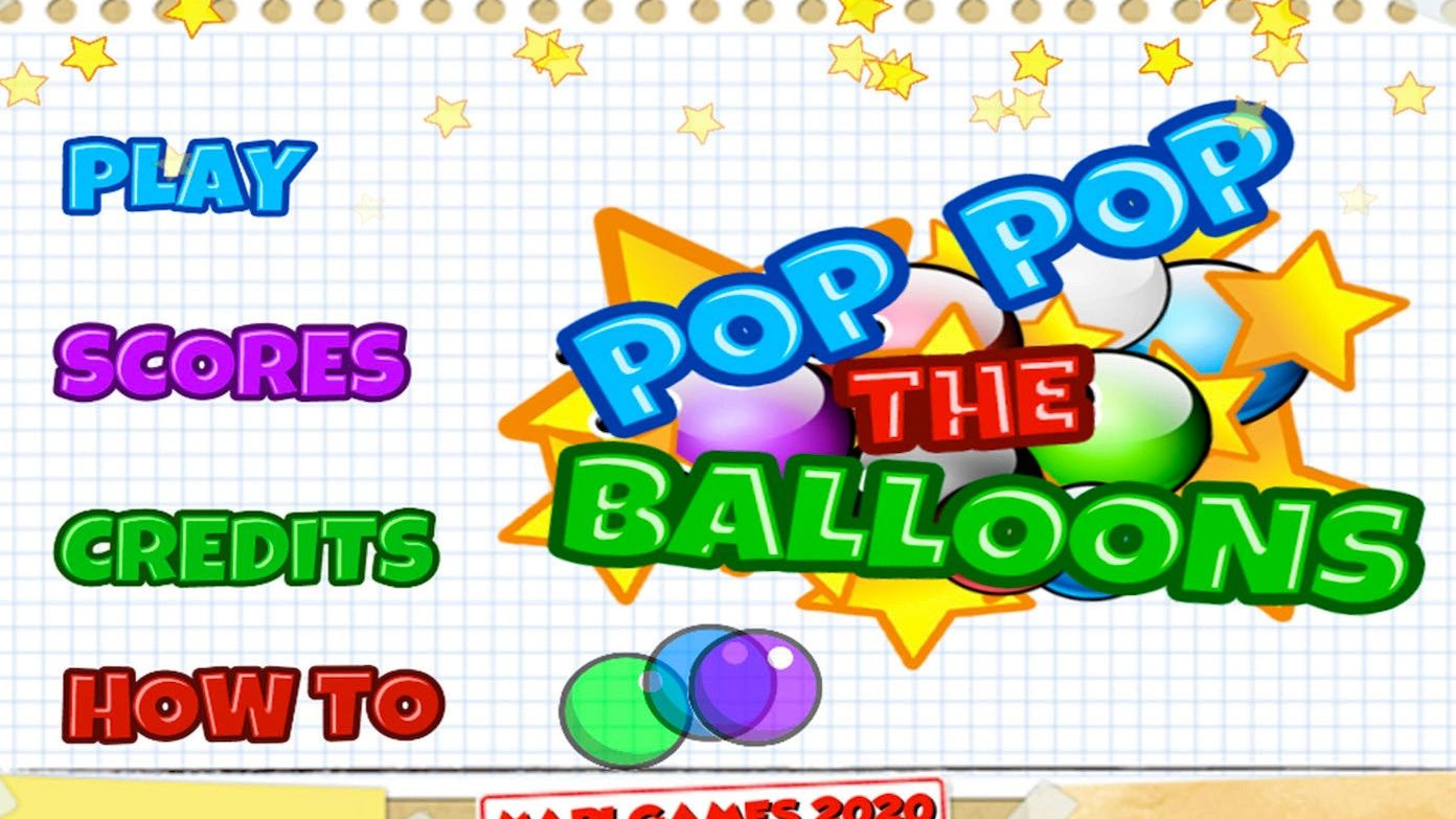 Pop Pop the Balloons Logo