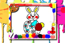 Easter Coloring Book Logo