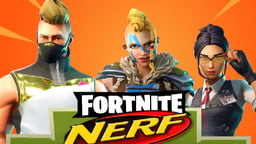 Fortnite Nerf Battle Logo