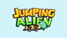 Jumping Alien 1.2.3 Logo