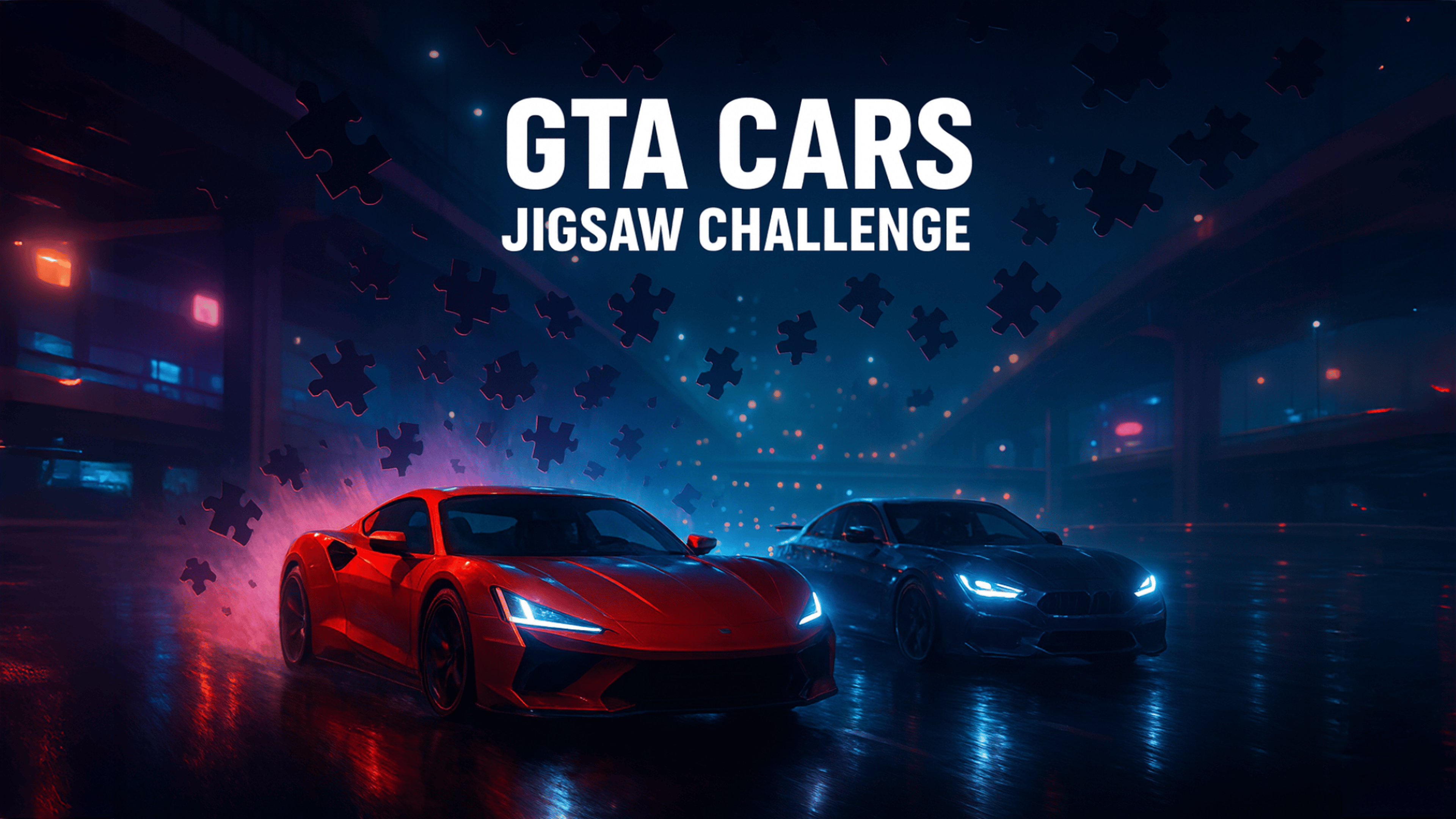 GTA Cars Jigsaw Challenge Logo