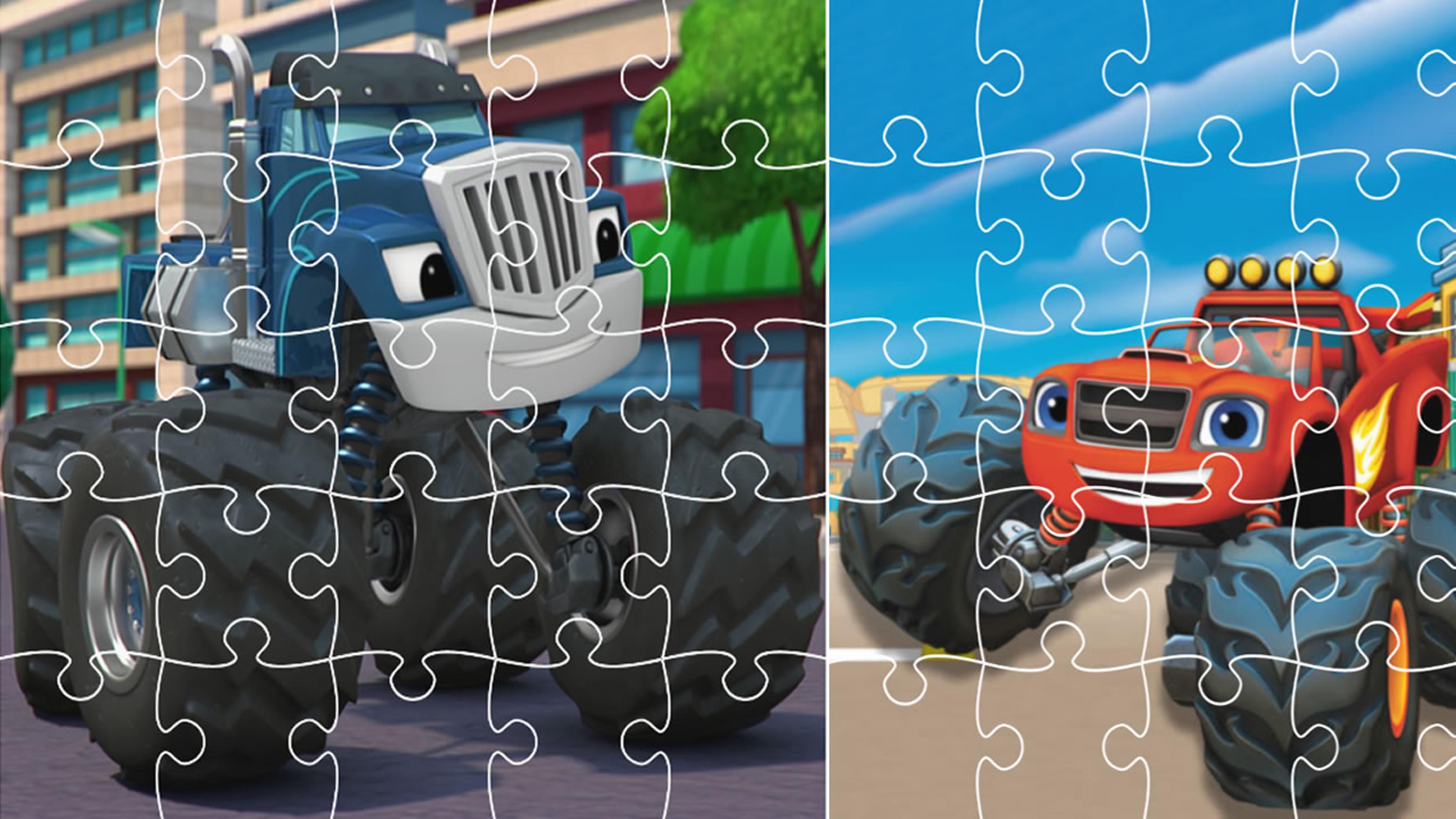 Blaze Trucks Jigsaw Logo