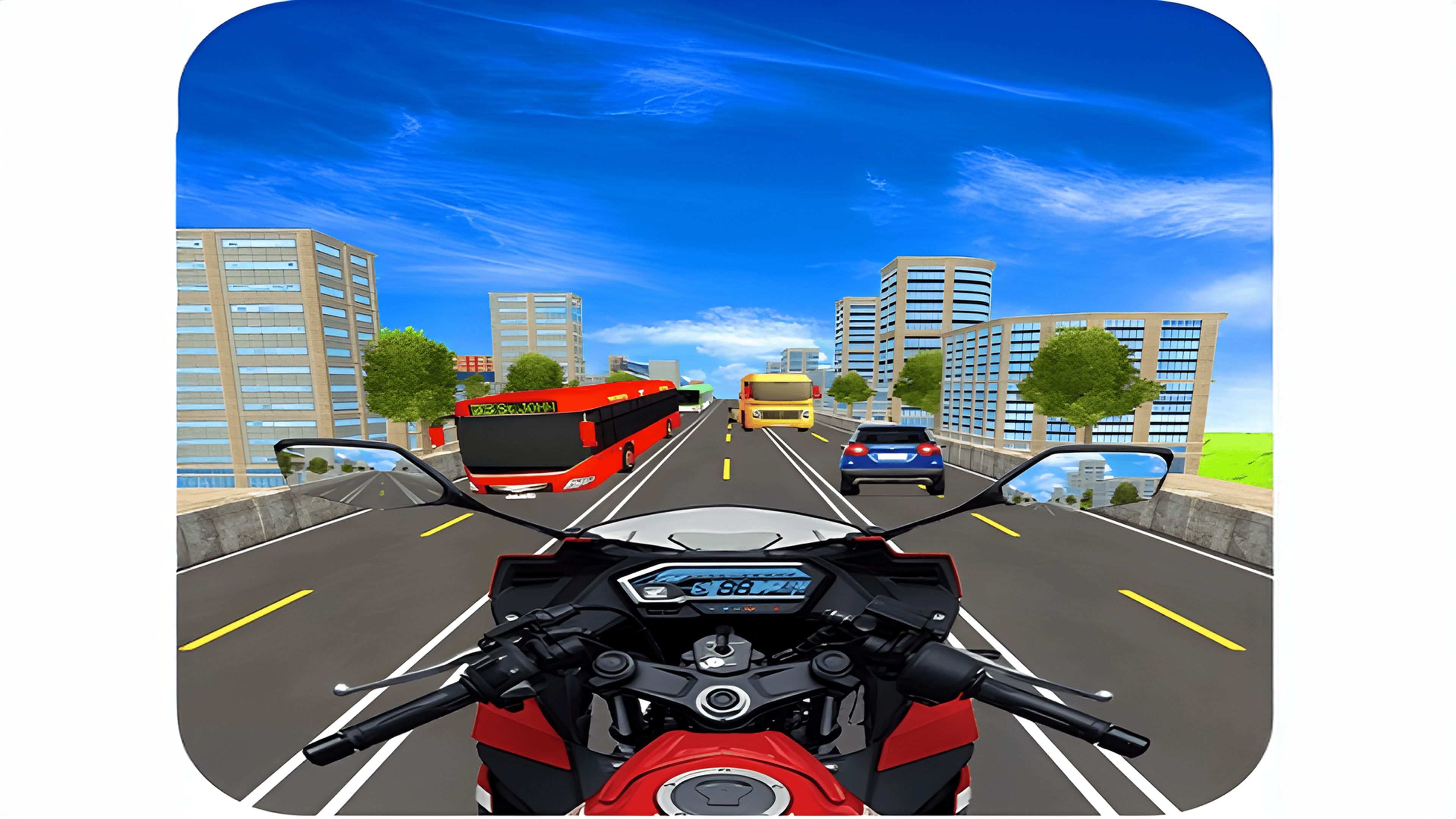 Moto Bike Rush Driving Game Logo