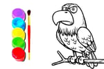 Eagle Coloring Book Logo