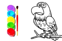 Eagle Coloring Book Logo