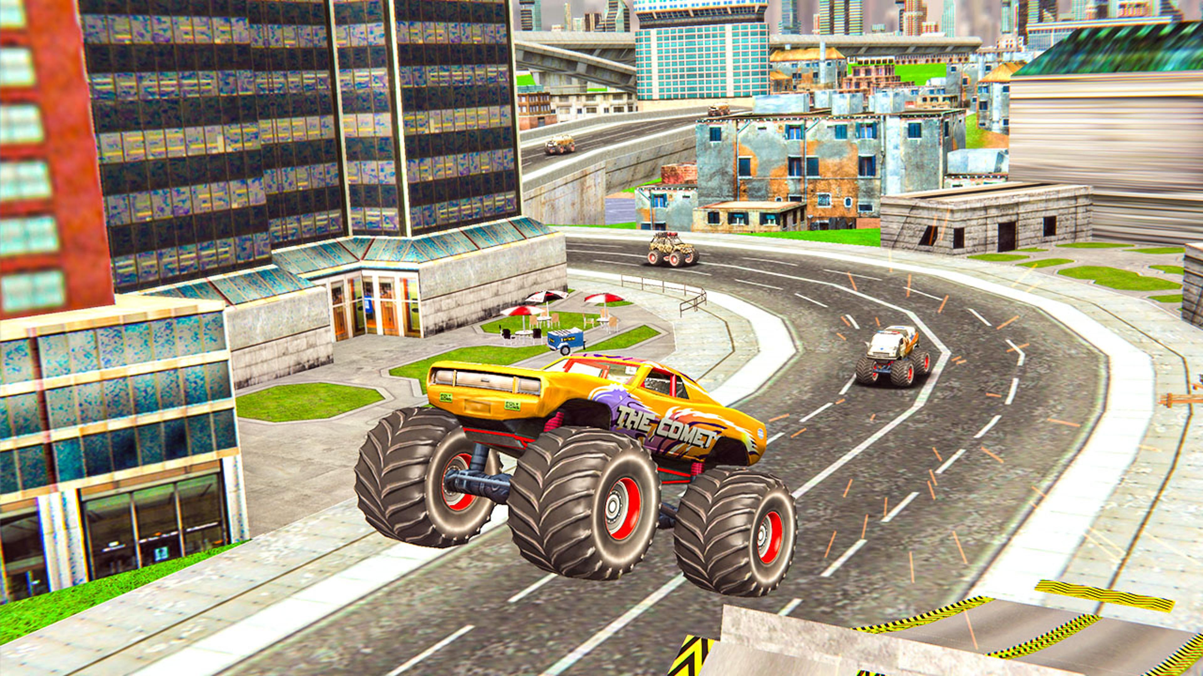 Monster Truck Stunt Driving Simulation Logo