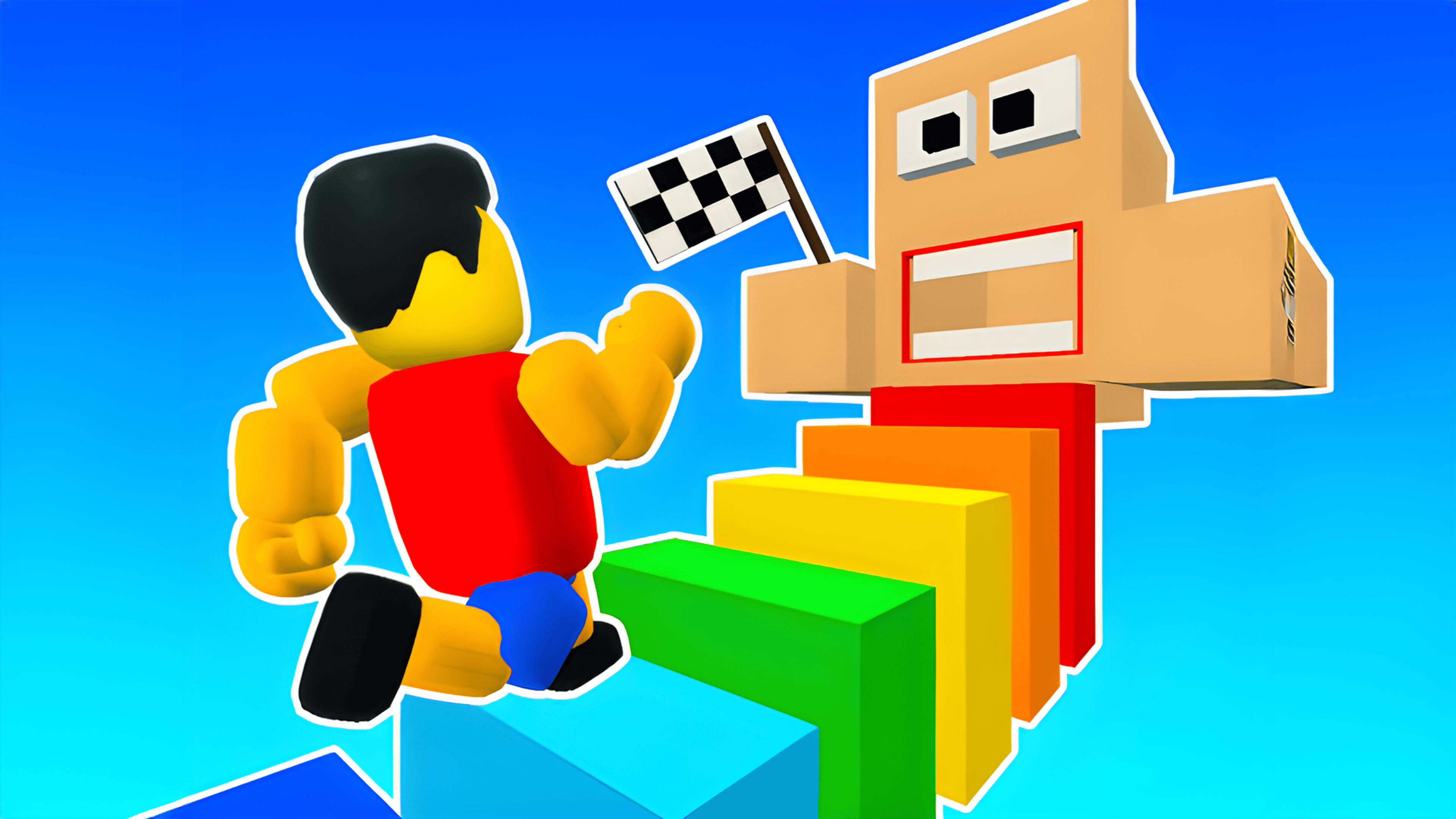 Obby Tower Parkour Climb Logo