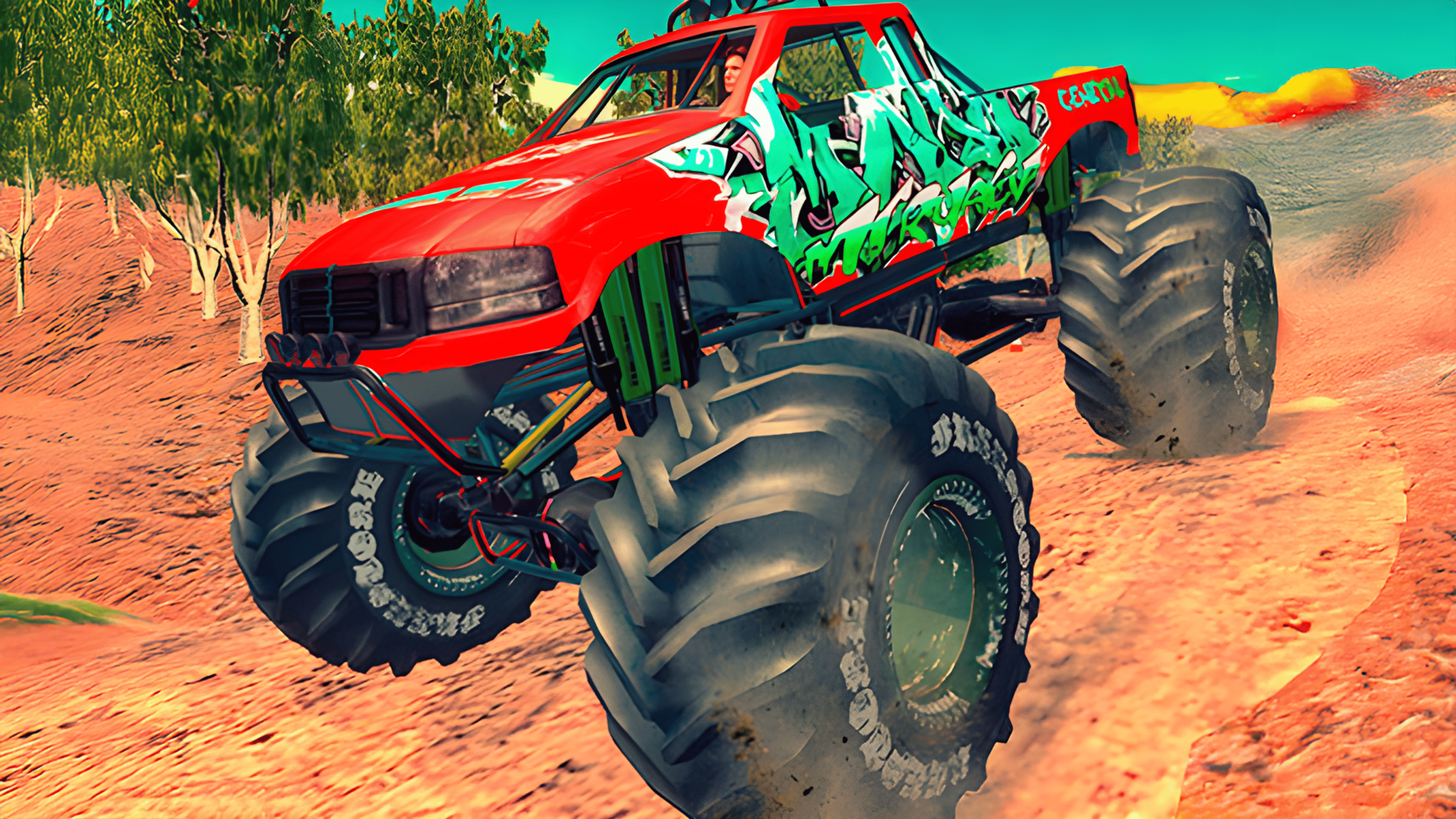 Monster 4x4 Offroad Jeep Stunt Racing 2019 Logo