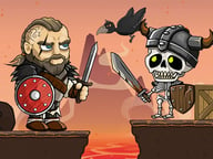 Vikings vs Skeletons Logo