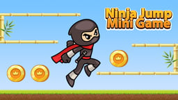 Ninja Jump Mini Game Logo