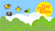 Play, Tap, Enjoy, Not Just a Flappy Bird Game Logo