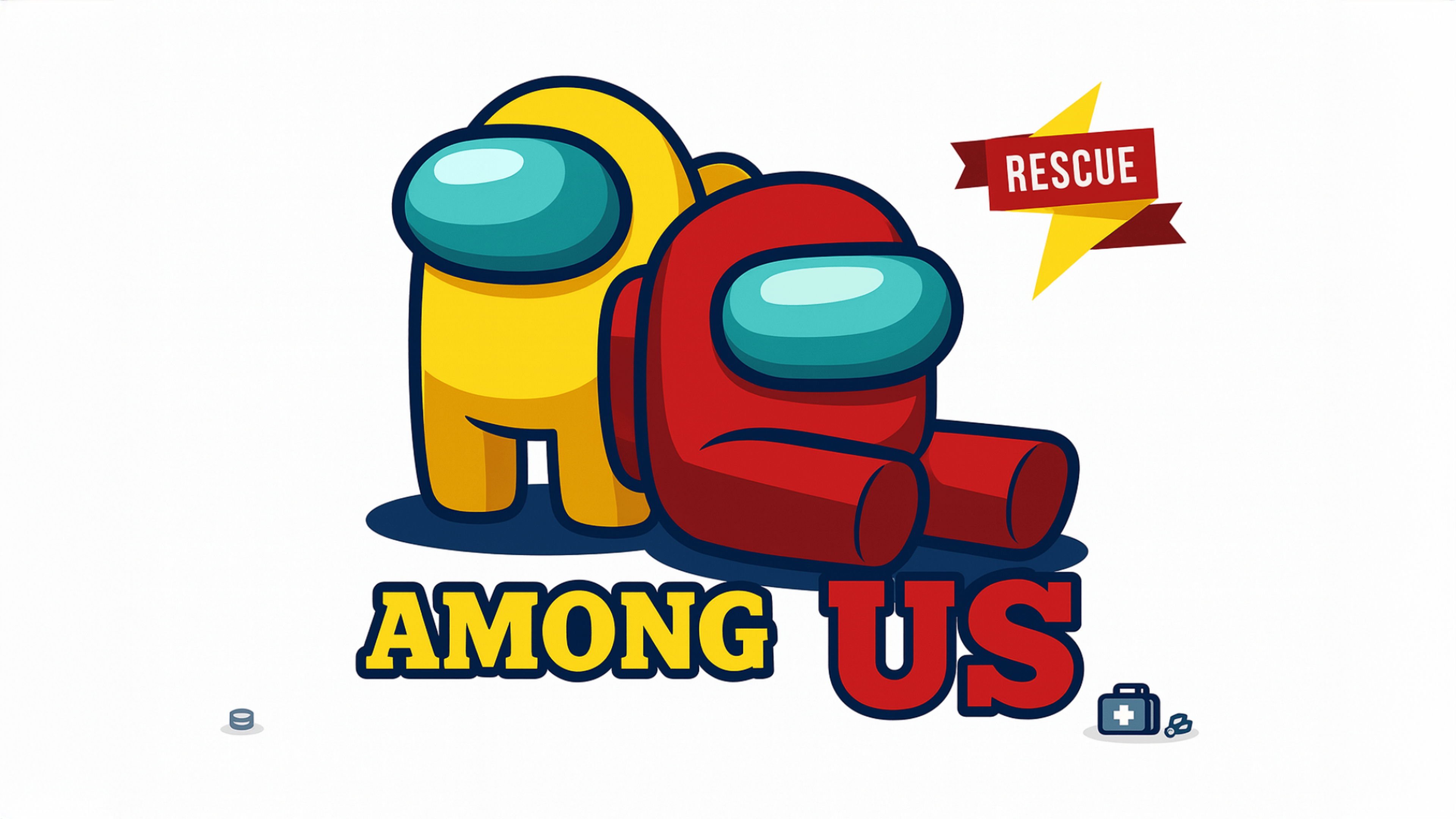 Among Us Rescue Logo