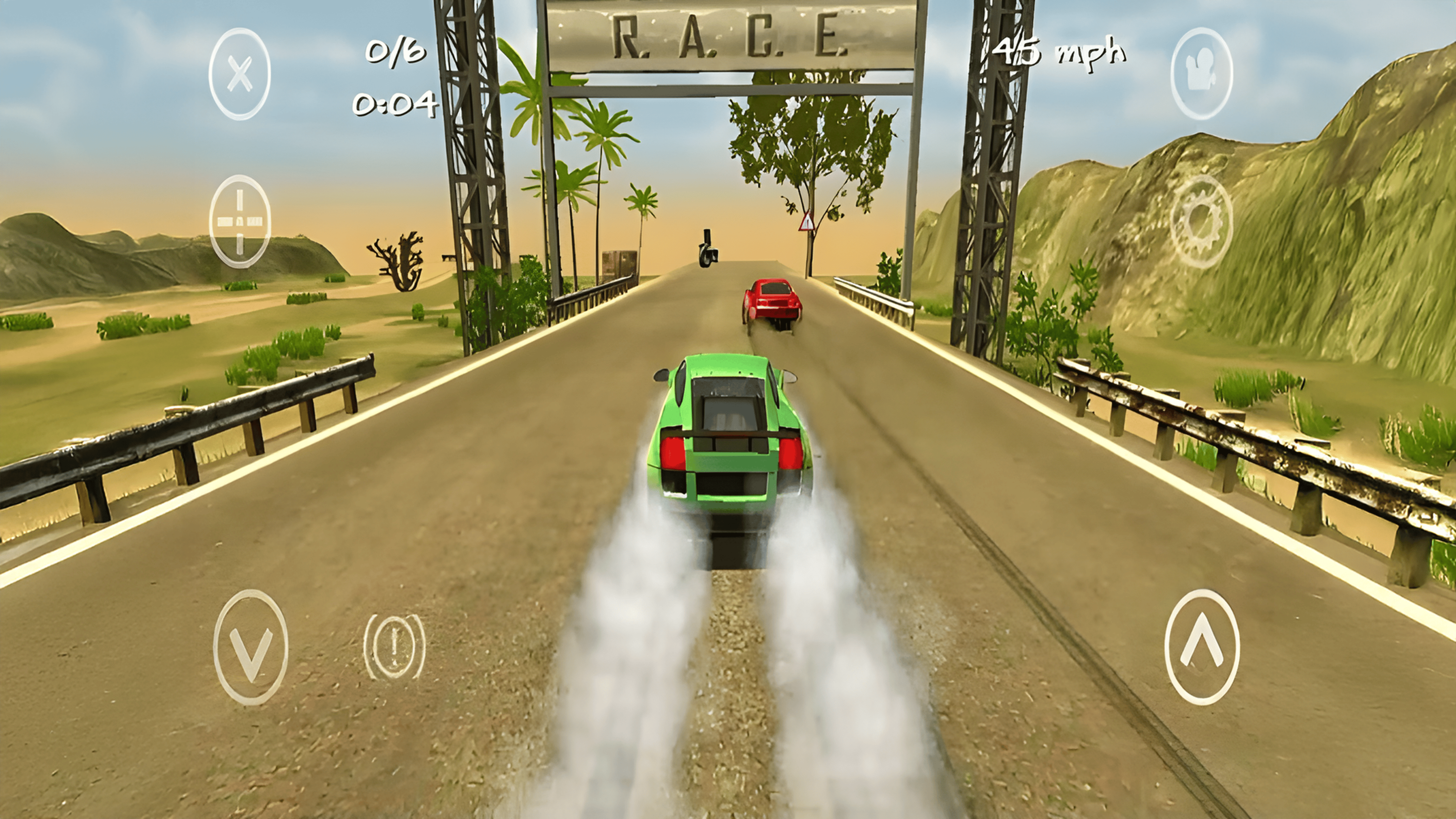 Top Speed Highway Car Racing Game Logo