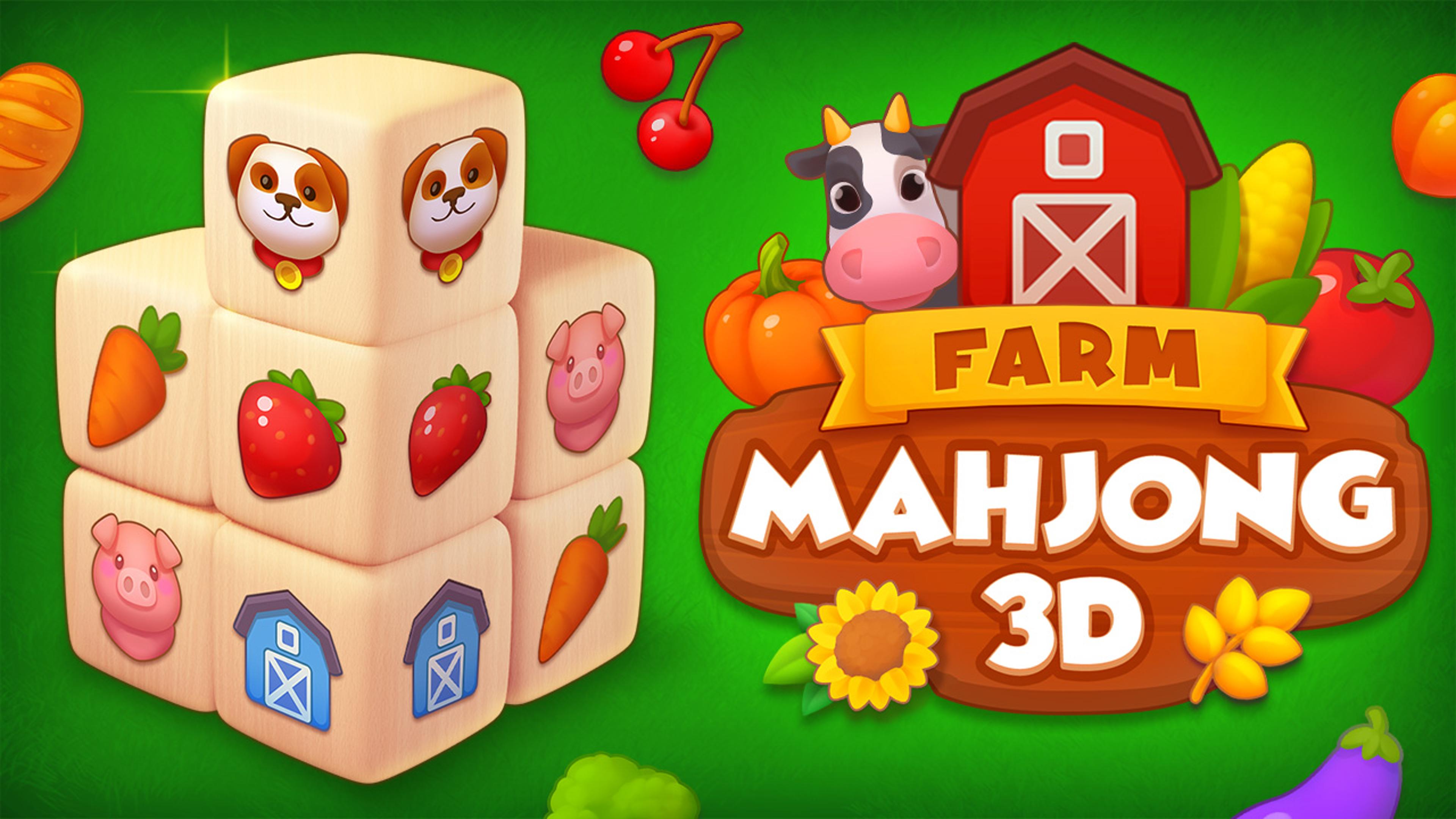 Farm Mahjong 3D Logo