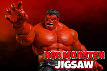 Red Monster Jigsaw Logo