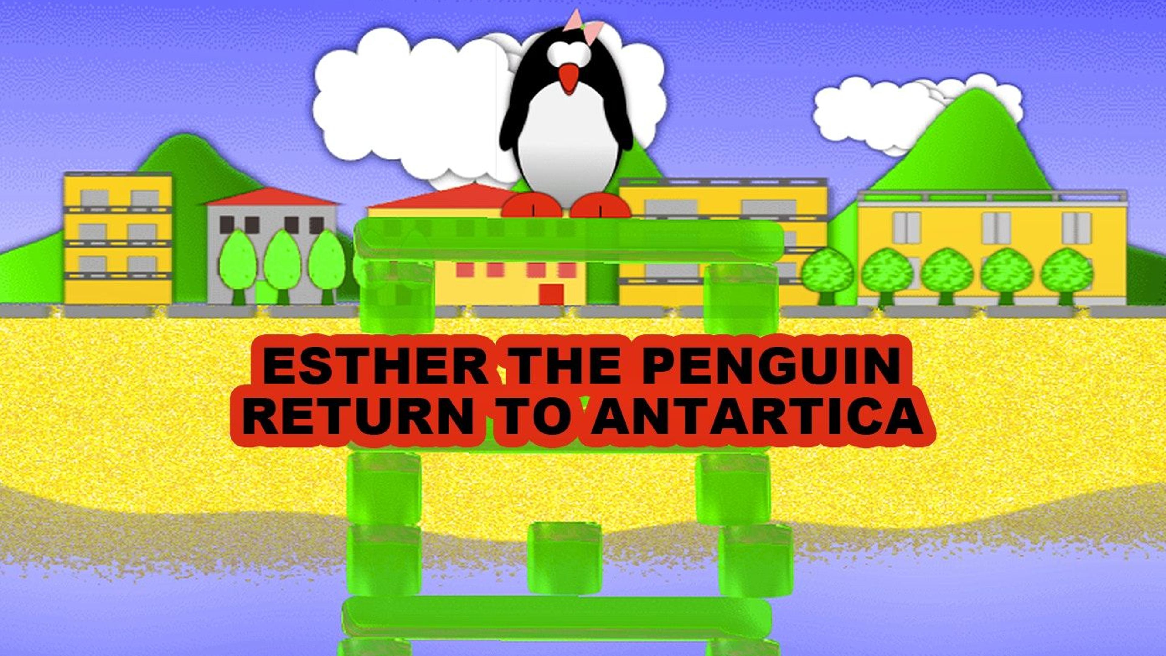 Esther the Penguin - Return to Antartica Logo