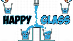  Happy Glass Thirsty Fish Logo