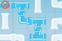 Pipes Flood Puzzle Logo