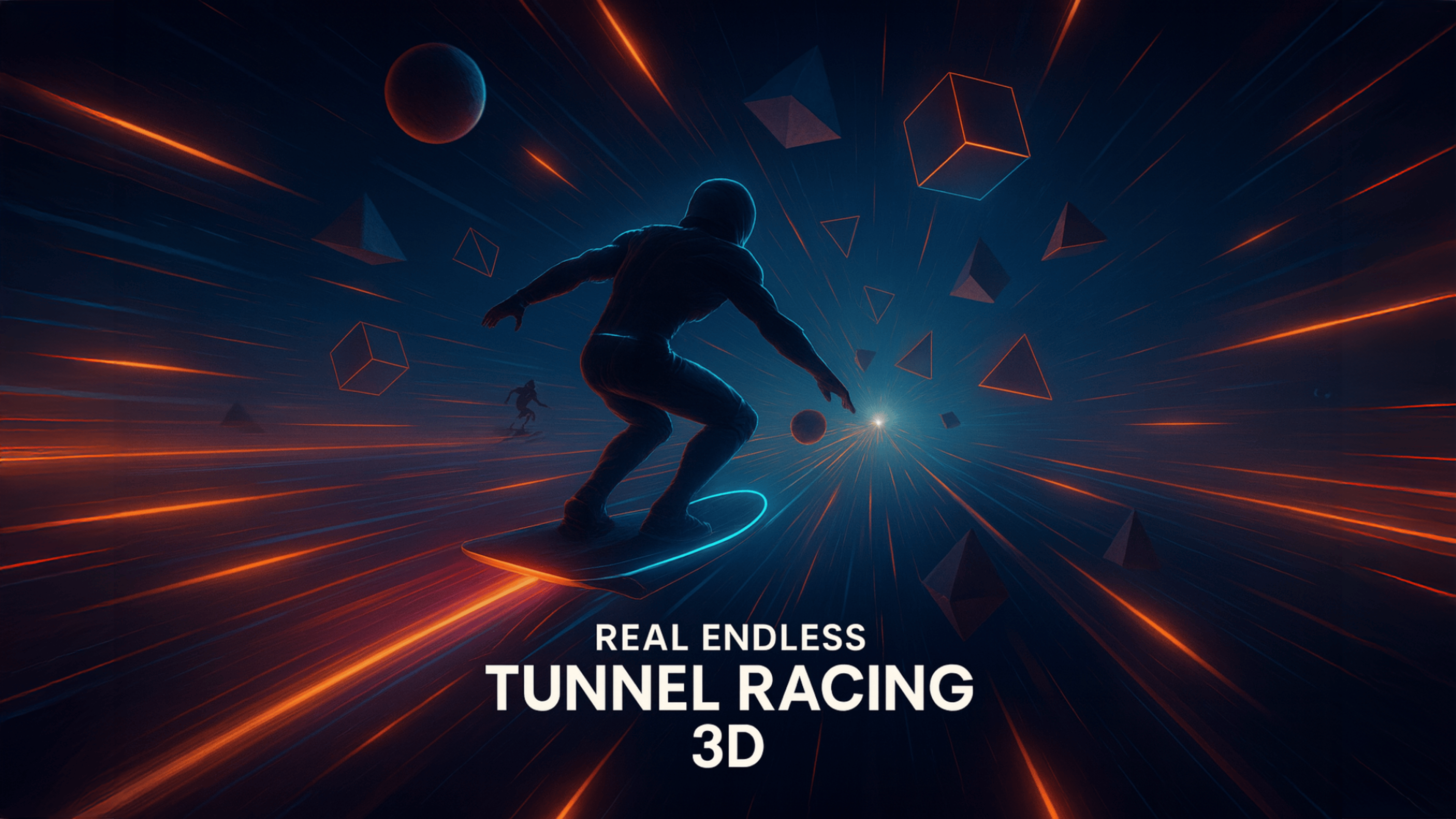 Real Endless Tunnel Racing 3D Logo