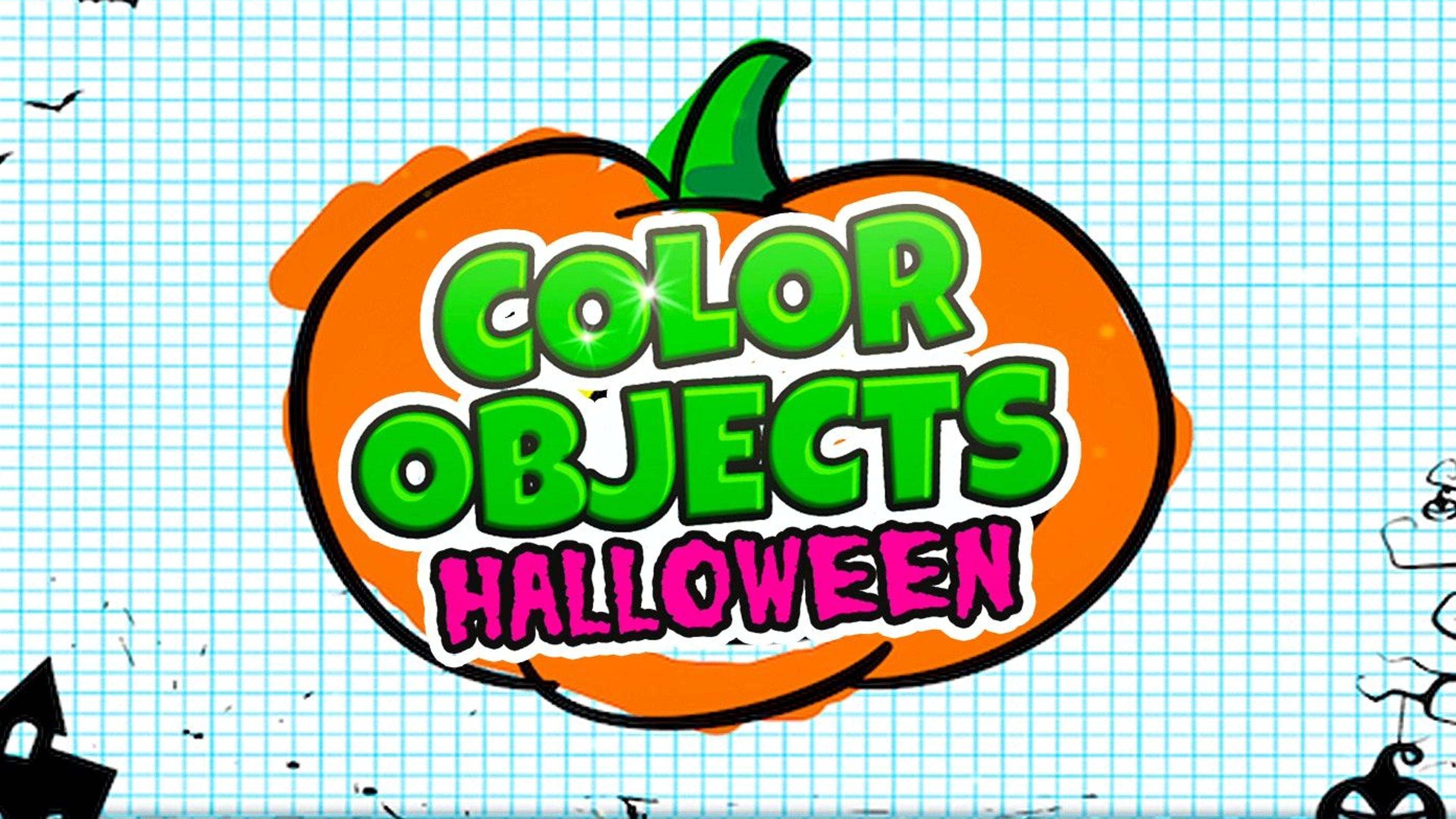 Color Objects Halloween Logo