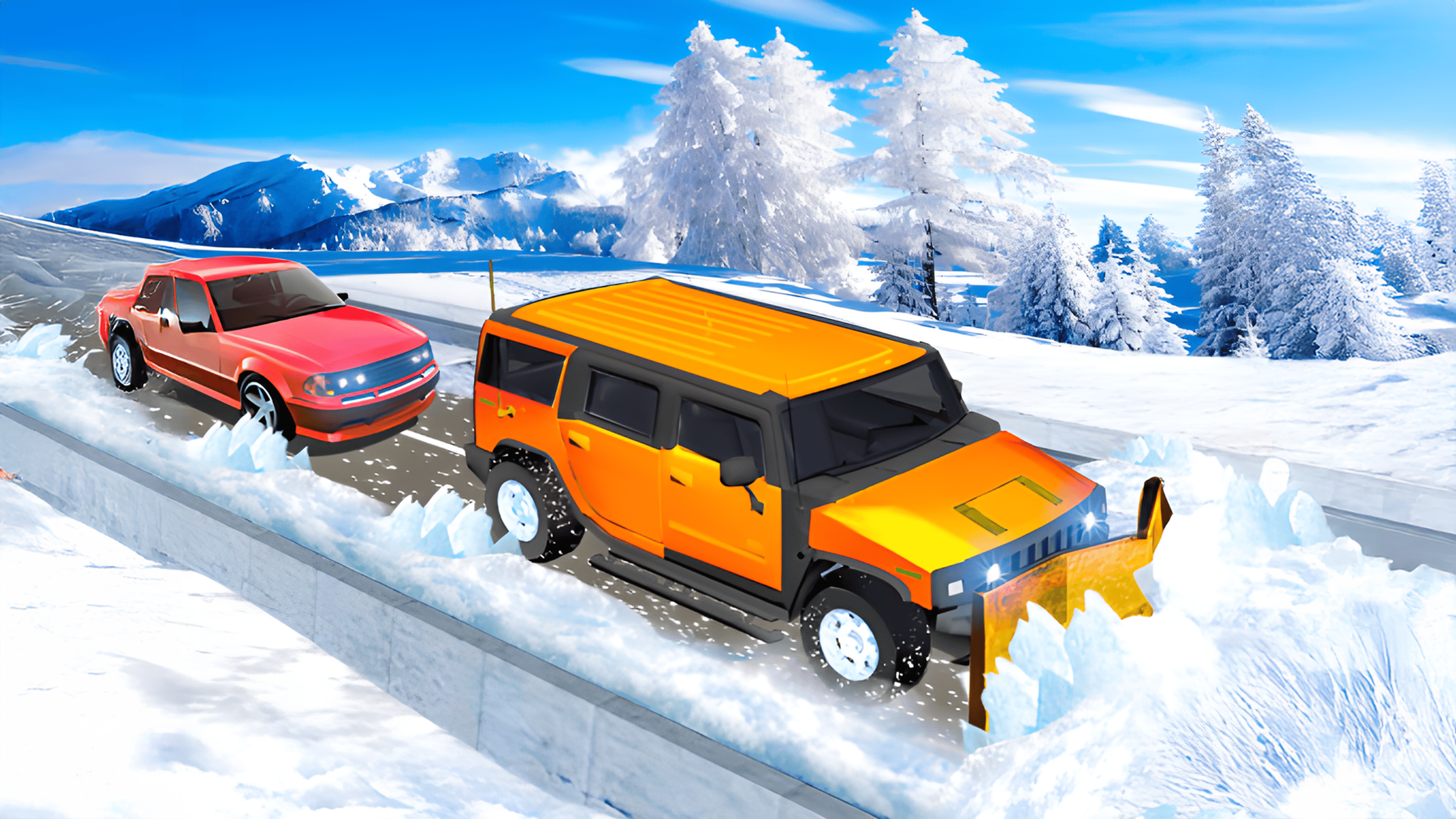 Snow Plow Jeep Simulator Logo