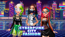 Cyberpunk City Fashion Logo