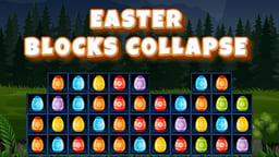 Easter Blocks Collapse  Logo