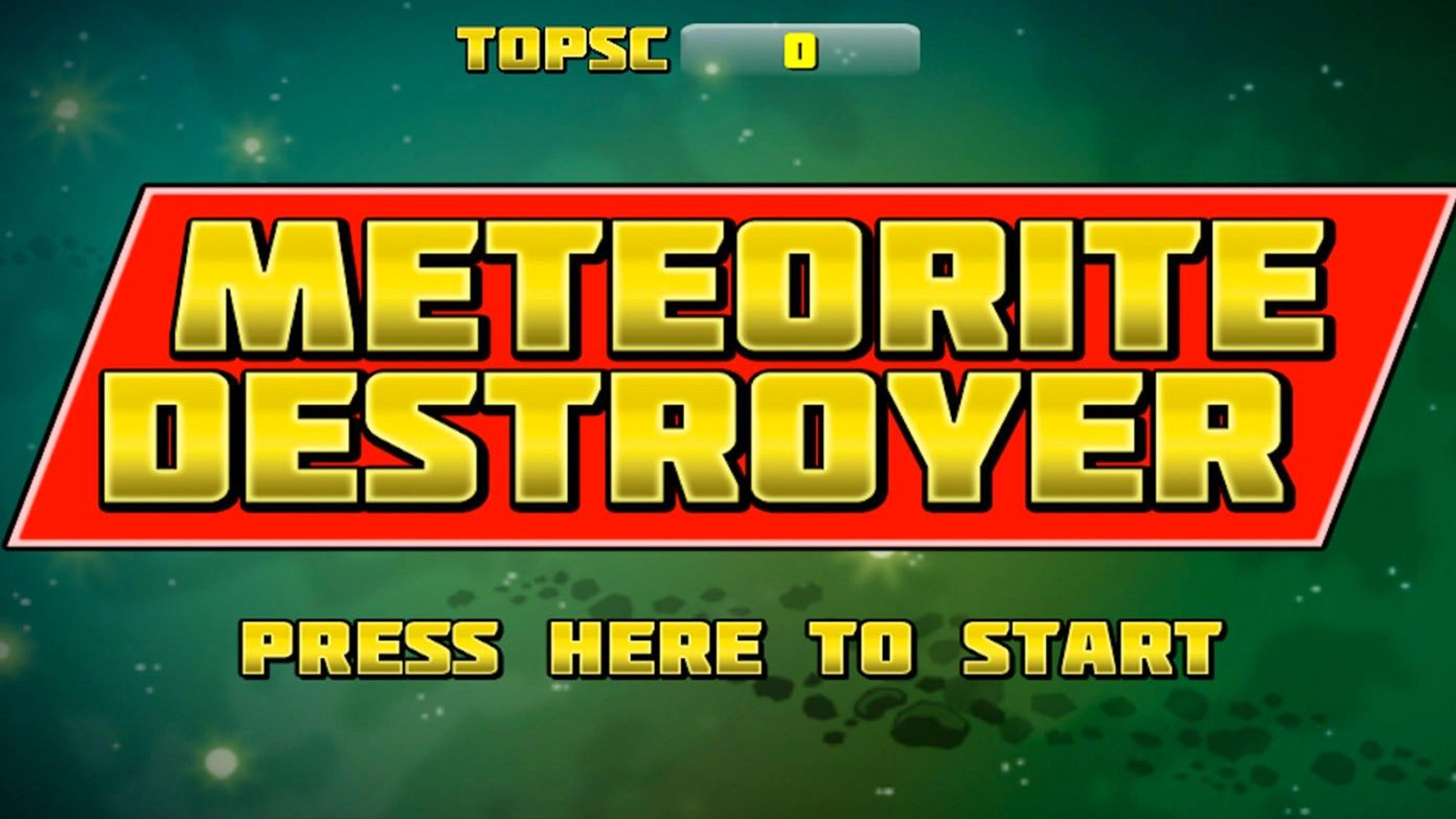 Meteorite Destroyer Logo