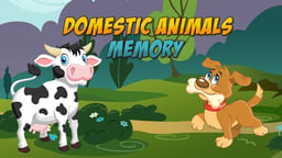 Domestic Animals Memory Logo