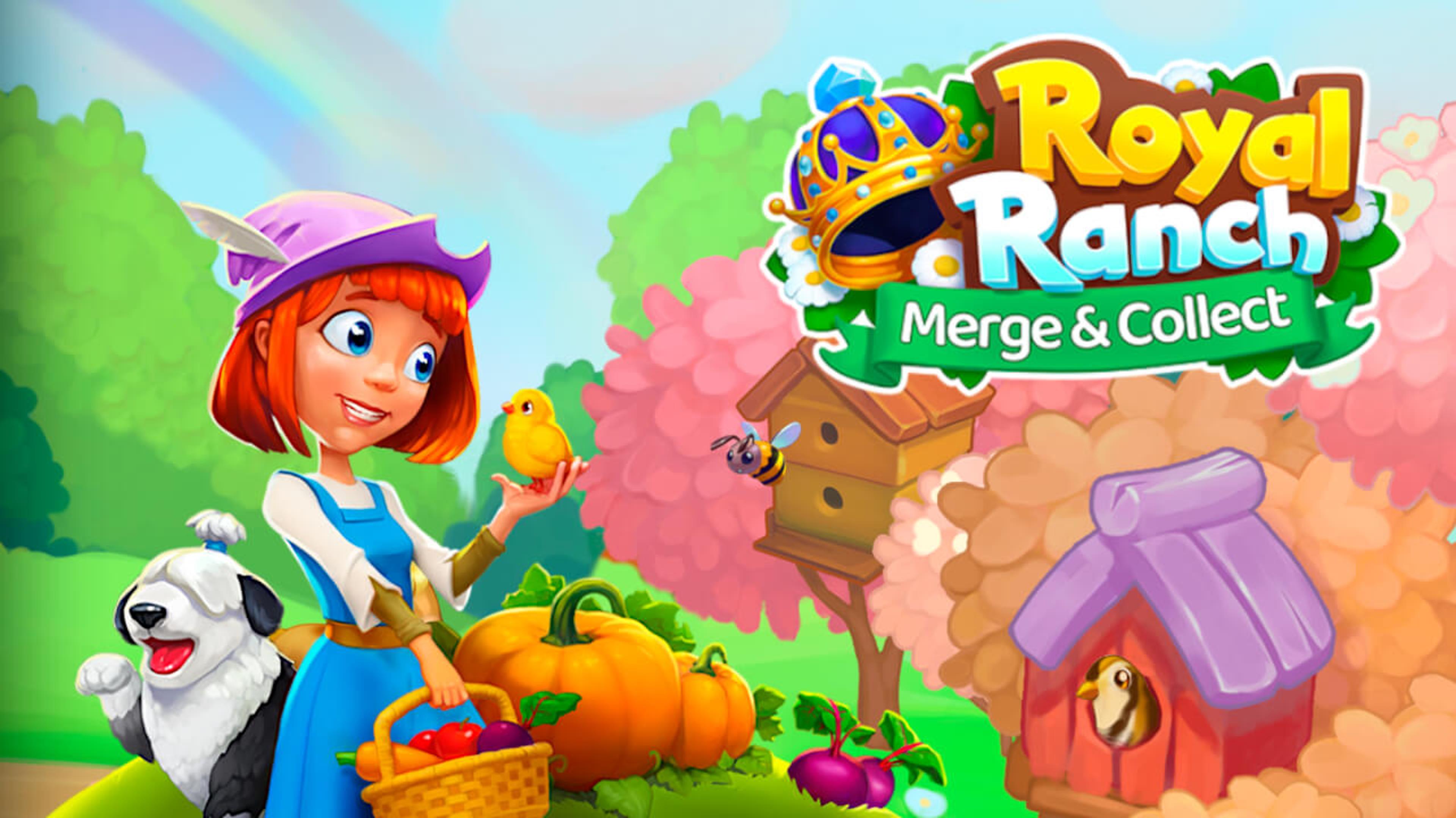 Royal Ranch Merge & Collect Logo