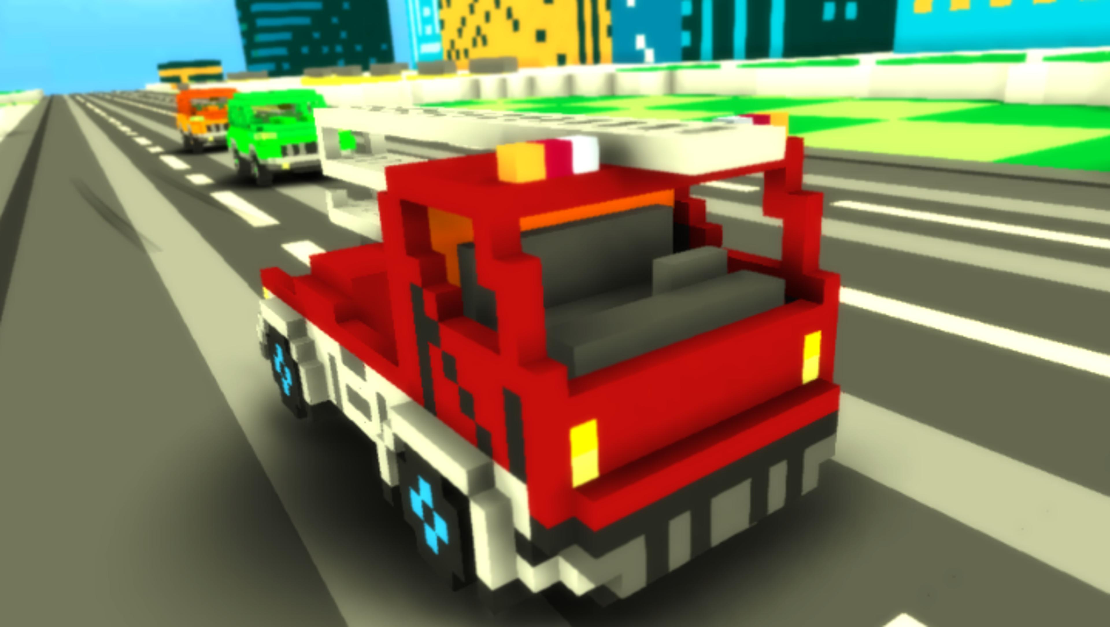 Blocky Traffic Racing Logo