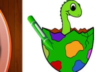 Dinosaurs Coloring Book Part I Logo