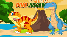 Dino Jigsaw Logo