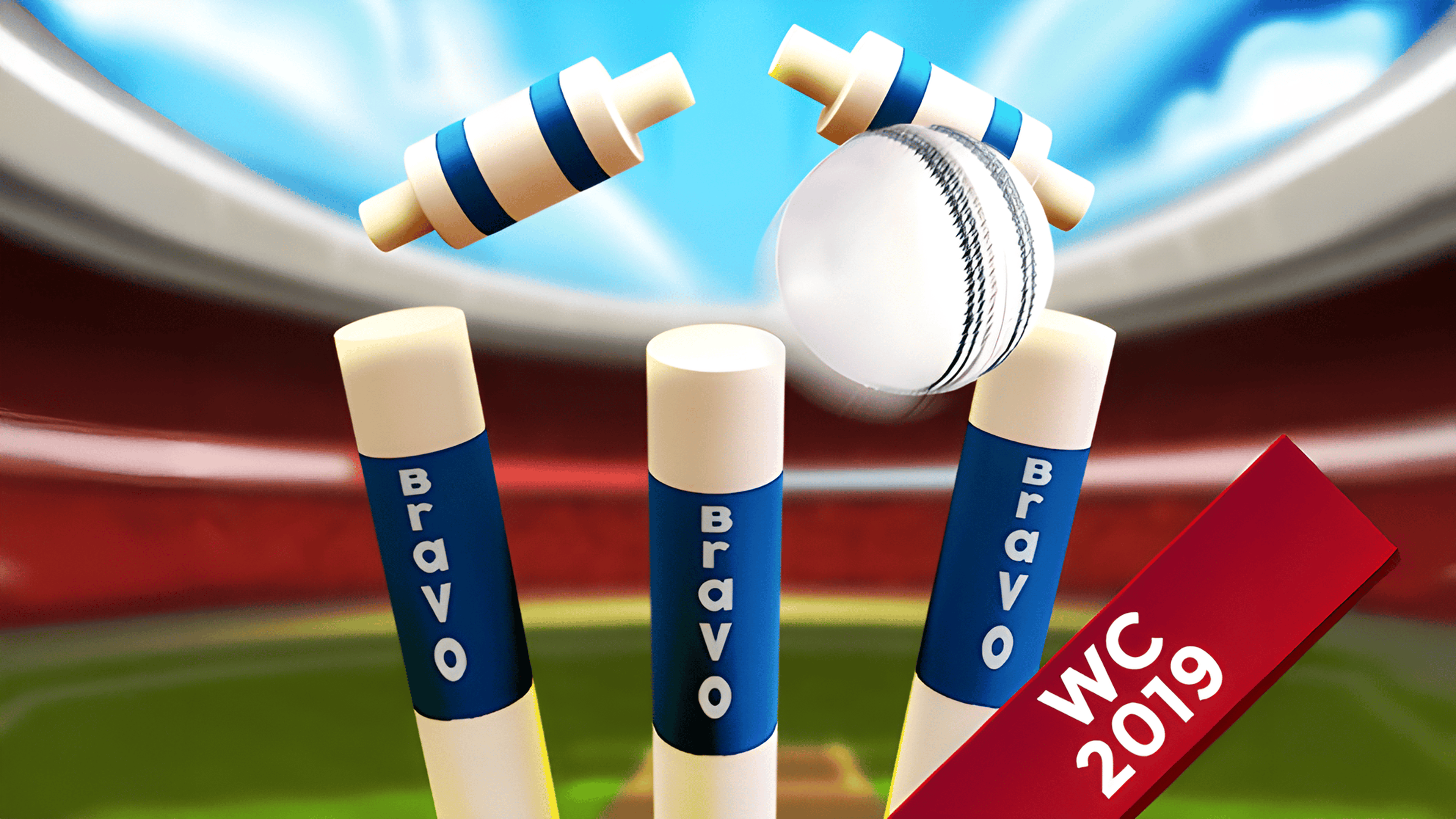 Cricket World Cup Game 2019 Mini Ground Cricke Logo
