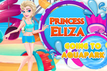 Princess Eliza Going To Aquapark Logo