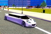 Big City Limo Car Driving Game Logo