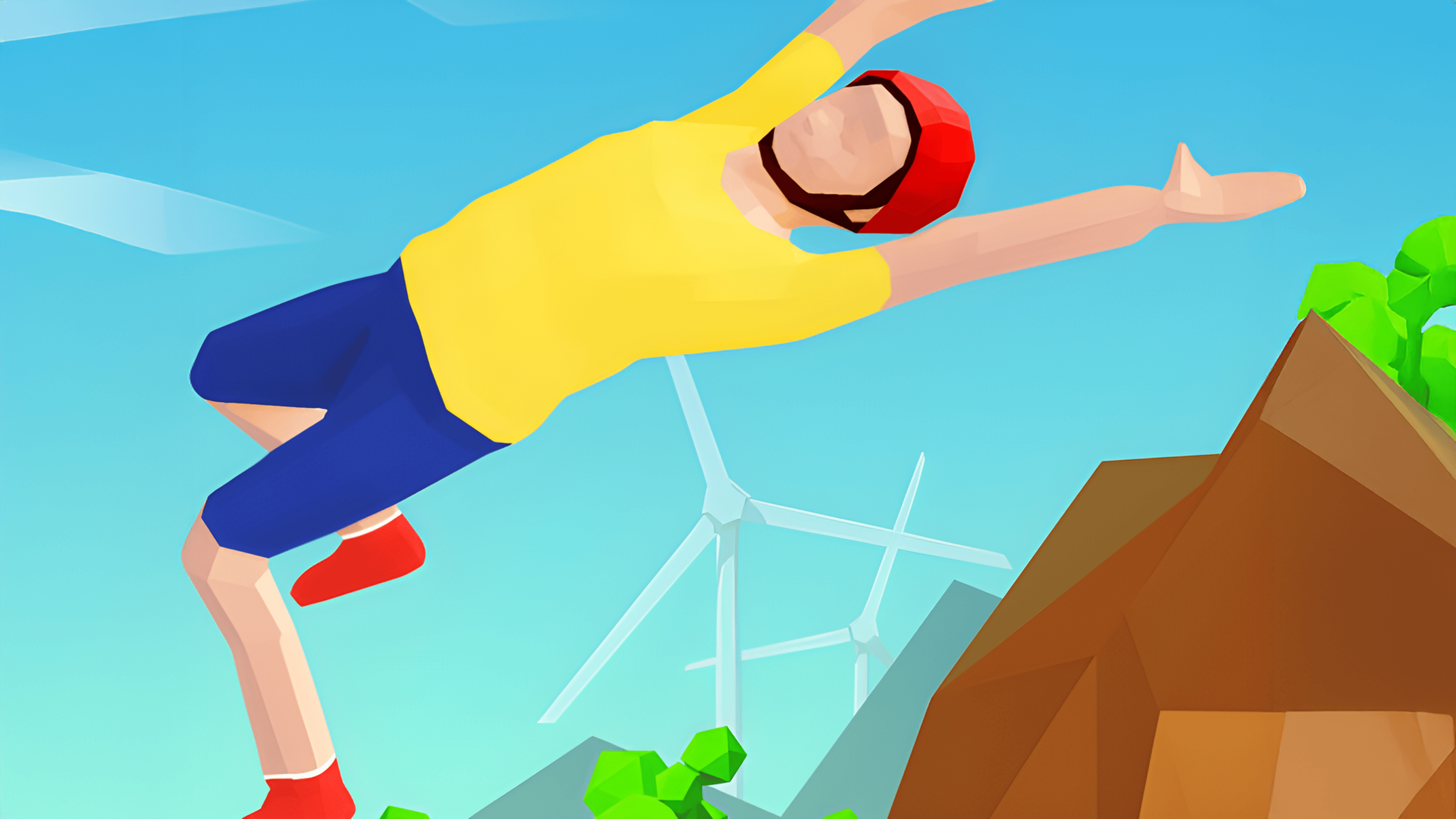 Backflip Dive 3D Logo