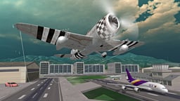 Airplane Free Fly Simulator Logo