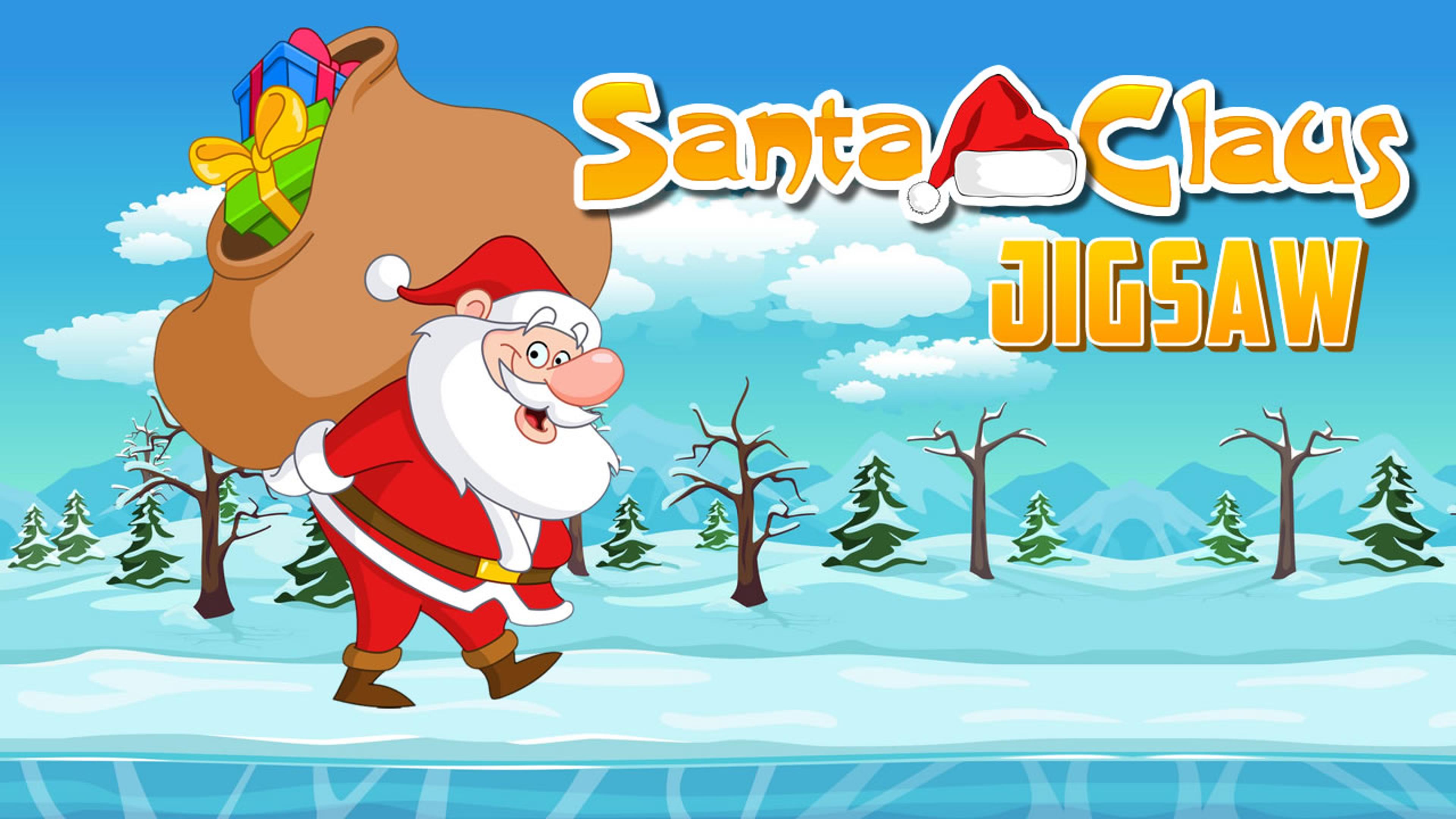 Santa Claus Jigsaw Logo