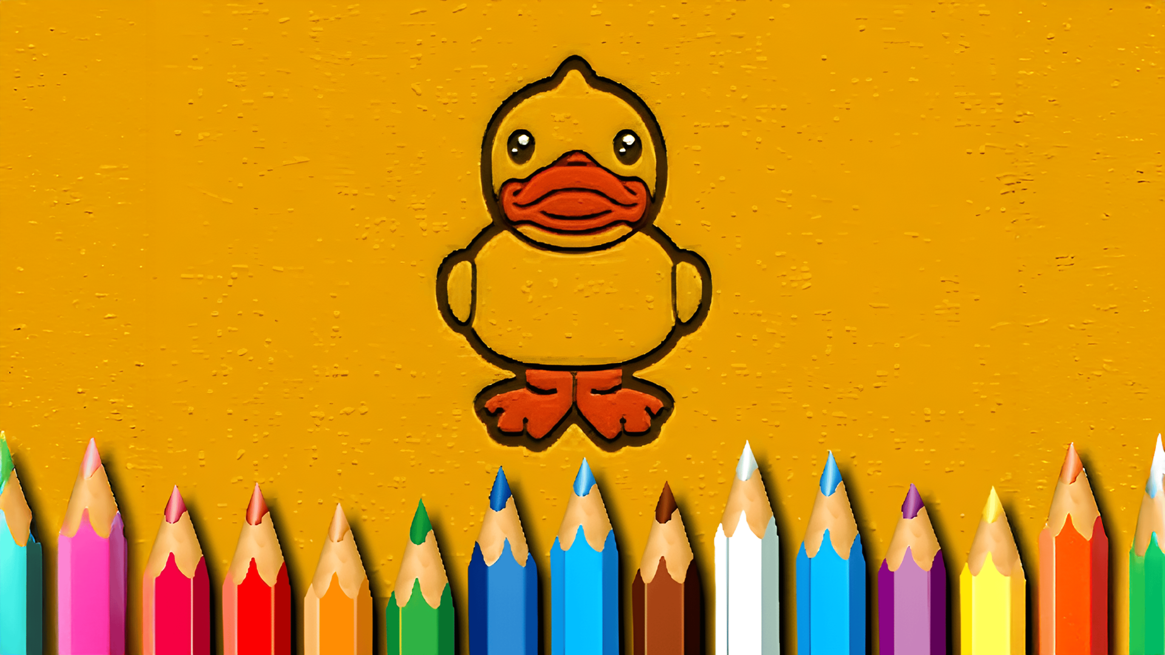 BTS Ducks Coloring Book Logo