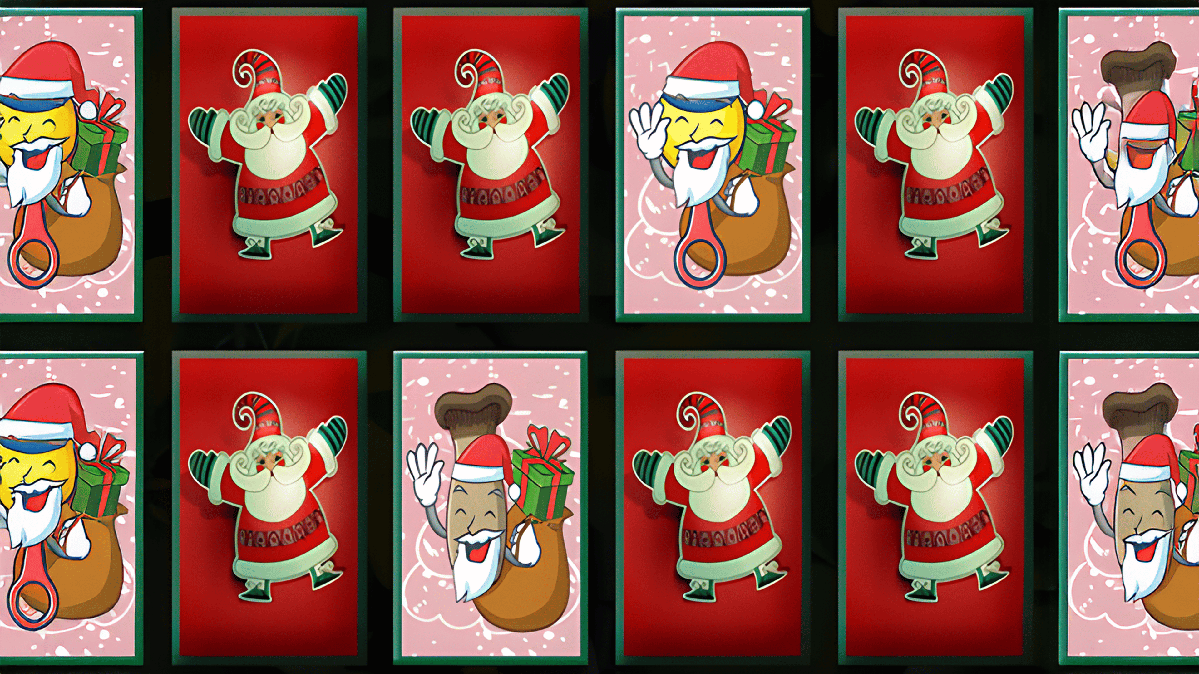 Christmas Mascots Memory Logo