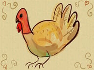 Thanks Giving Turkey Slide Logo