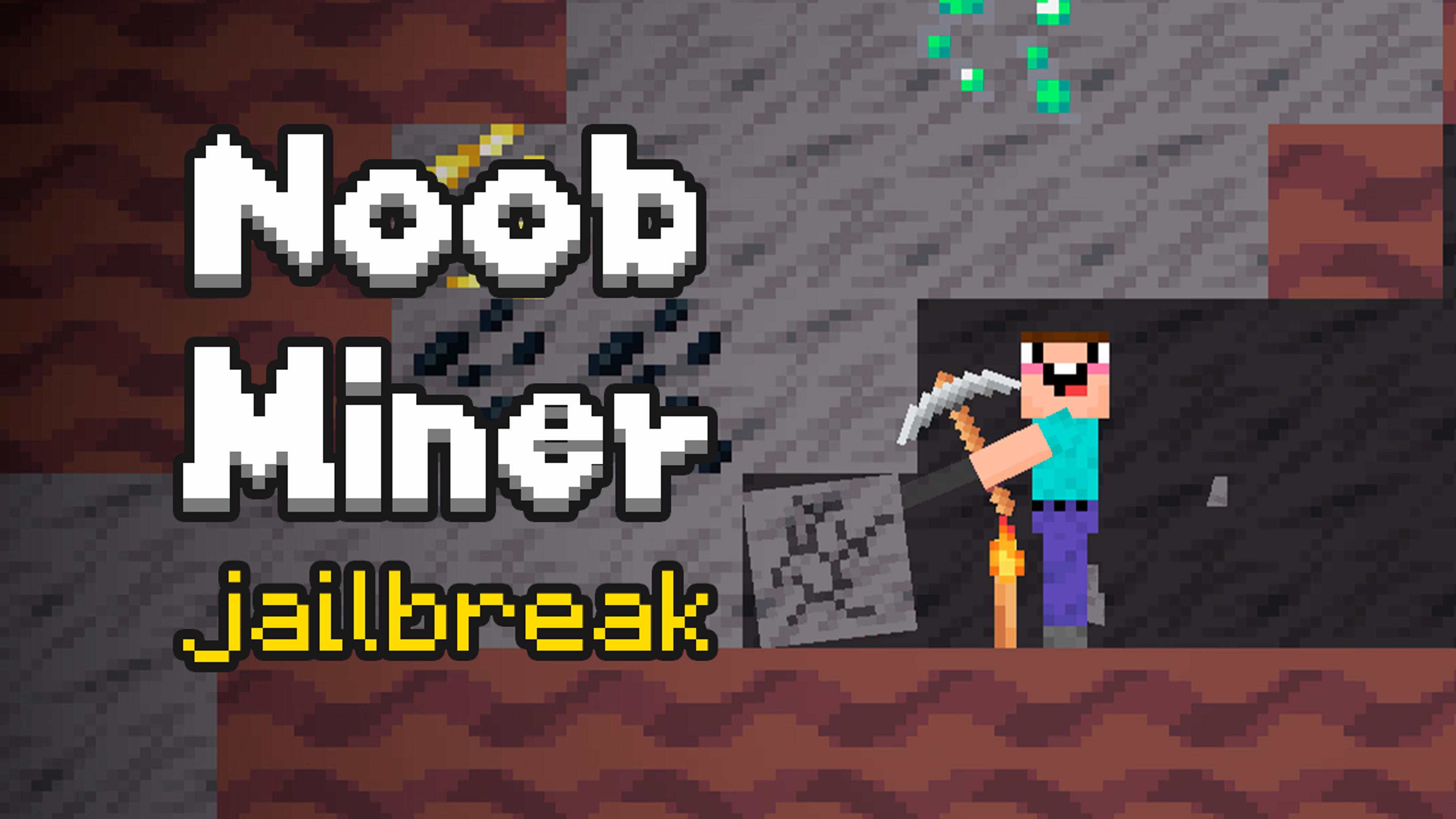 Noob Miner: Escape from prison Logo