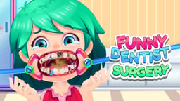 Funny Dentist Surgery Logo