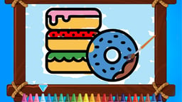 Kids Coloring Bakery Logo