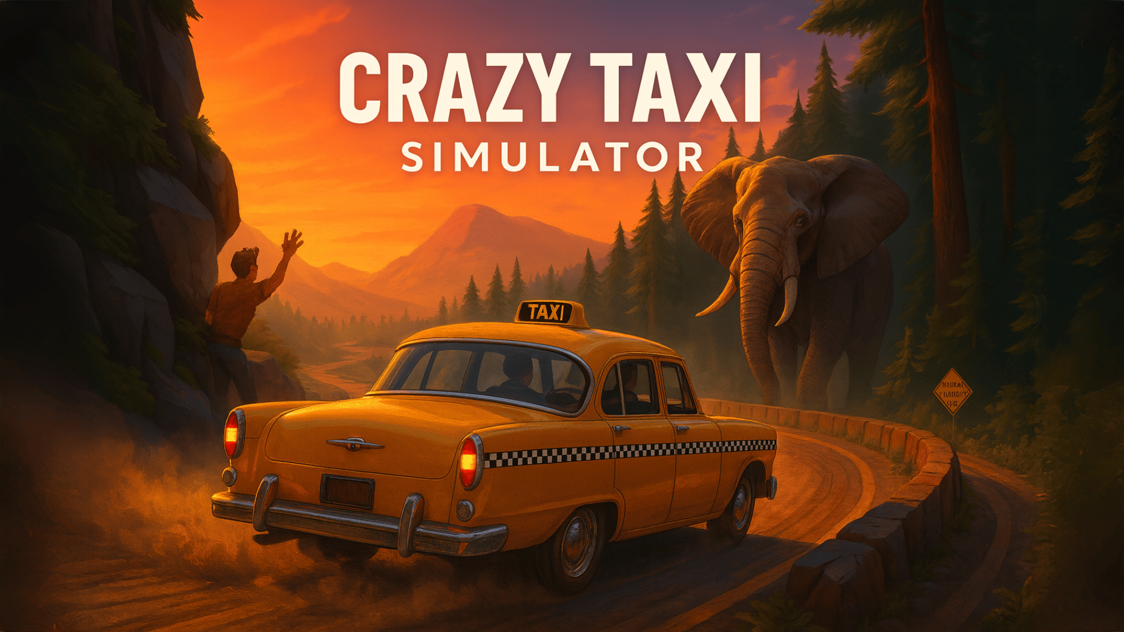 Crazy Taxi Simulator Logo