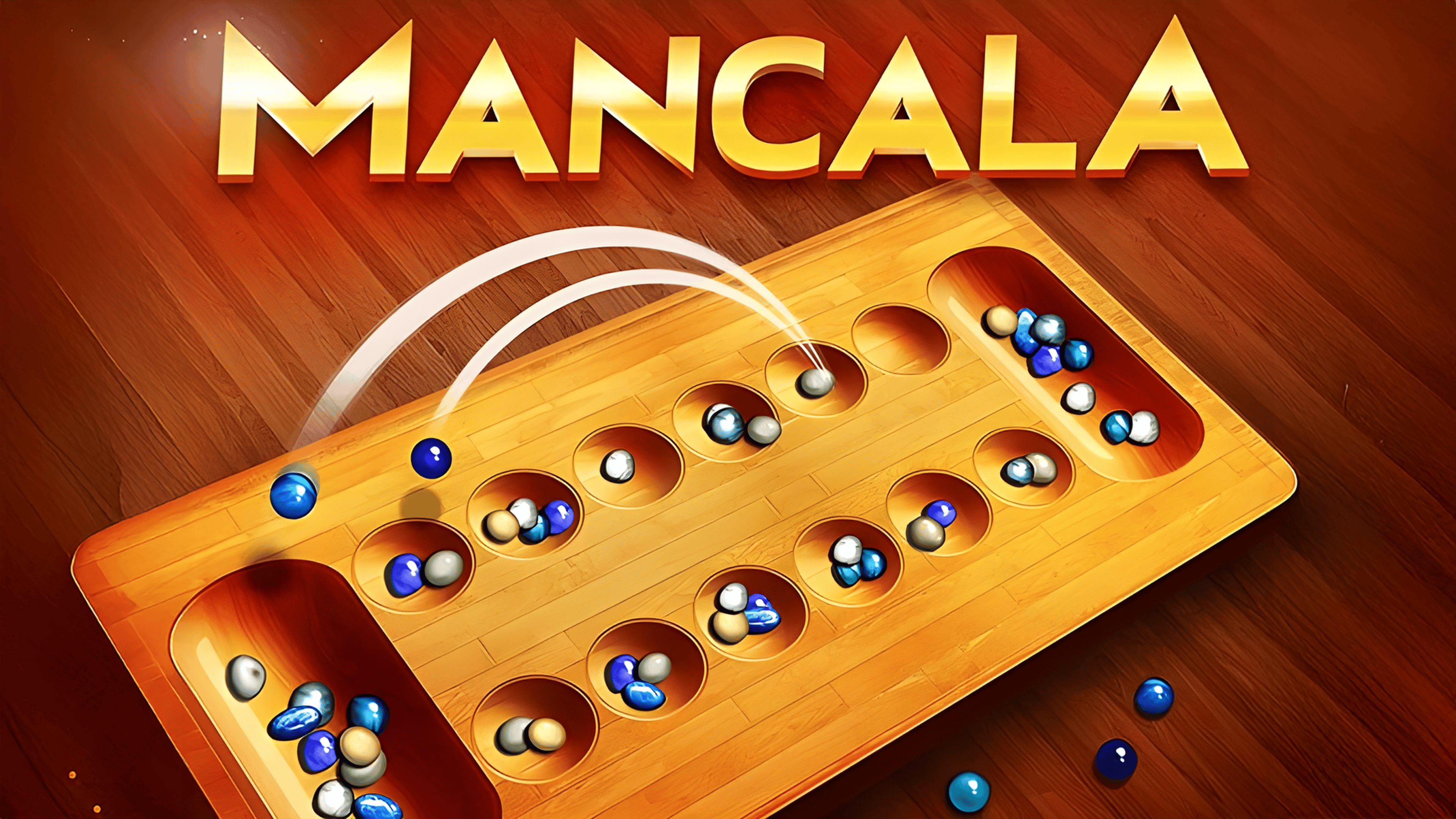 Mancala 3D Logo