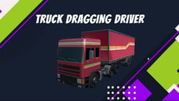 Truck Dragging Driver Logo