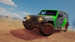 4X4 Jeep Impossible Track Driving Game Logo